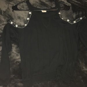 Hollister long sleeve top/Cold shoulder top